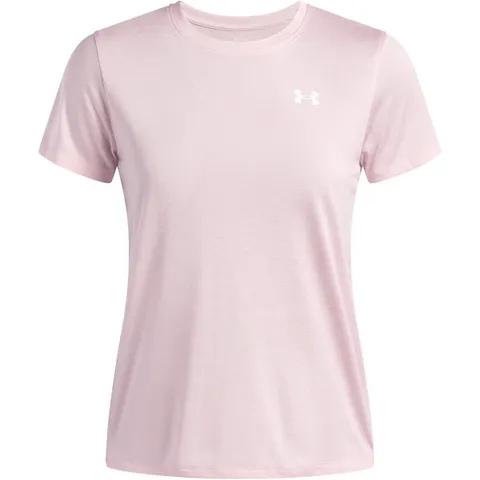Under Armour Maglietta a Maniche Corte Tech Twist da Donna, (647) Prime Pink / / Bianco