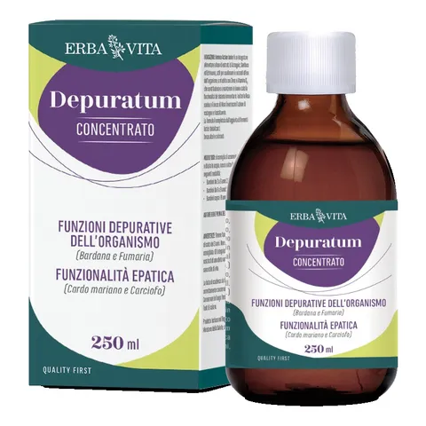 ERBA VITA Depuratum Concentrato integratore alimentare per una depurazione totale - 250 ml