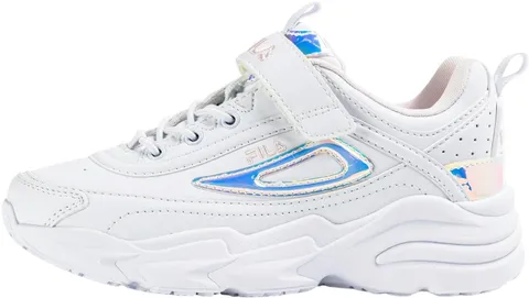 Fila Skye V Kids - Sneaker, White-Purple Iridescent, 32 EU, Bianco Viola Iridescent, 32 EU