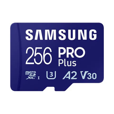 Samsung Memorie MB-MD256SA PRO Plus Scheda MicroSD da 256GB, UHS-I U3, Fino a 180 MB/s