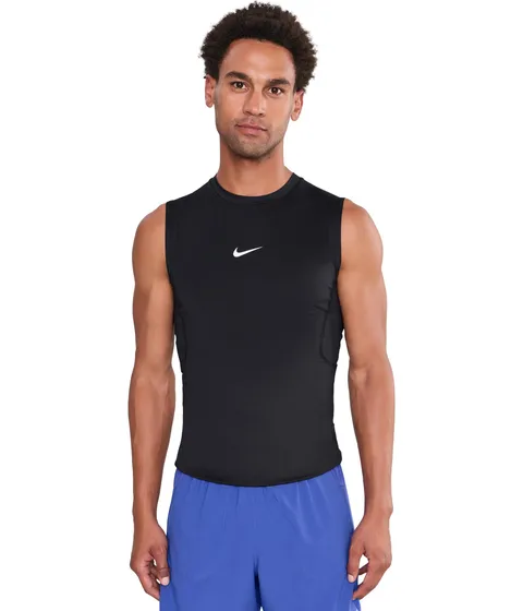Nike FB7914-010 M NP DF Top SL Tight Maglia Lunga Uomo Black/White Taglia 2XL