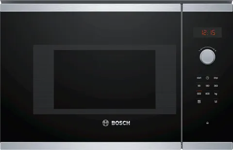 Bosch BFL523MS1F, Serie 4, Microonde da incasso, 7 Programmi automatici cottura, Display
