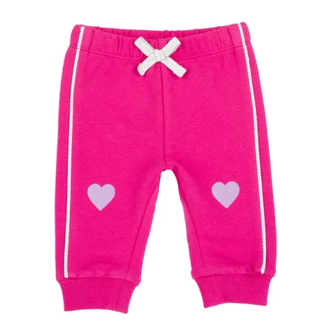 Chicco Pantaloni della Tuta, Pantaloni Bimba 0-24, Fuxia (2), 3 Mesi