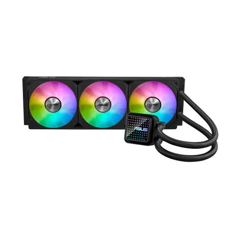 ASUS Prime LC 360 ARGB, Dissipatore a Liquido All-In-One, Tre Ventole con Led ARGB e Illuminazione Aura, 40cm di Tubi, Compatible con Diverse Schede Madri Intel e AMD, Nero