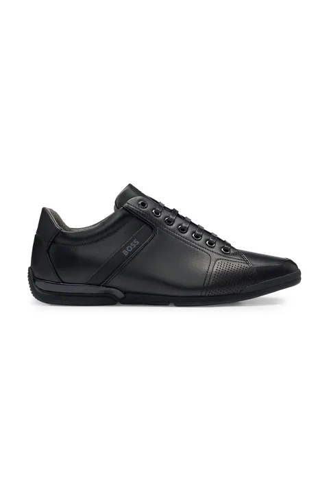 BOSS Uomini Saturn_Lowp_lux4 A_N Sneaker Nero 39 EU