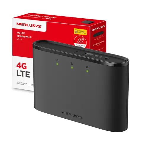 Mercusys TP-Link MT110 Saponetta WiFi 6 AX300Mbps, Router WiFi con Sim, Router 4G LTE