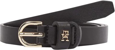 Tommy Hilfiger Donna Cintura Essential Effortless 1,5 cm Stretta, Nero (Black), 90 cm