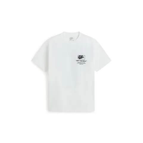 Vans Stacked Hi SS Tee, Bianco, M, Bianco, M