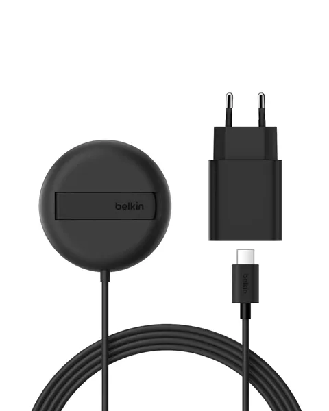 Belkin Tappetino di ricarica wireless magnetica 15 W con supporto, caricatore wireless