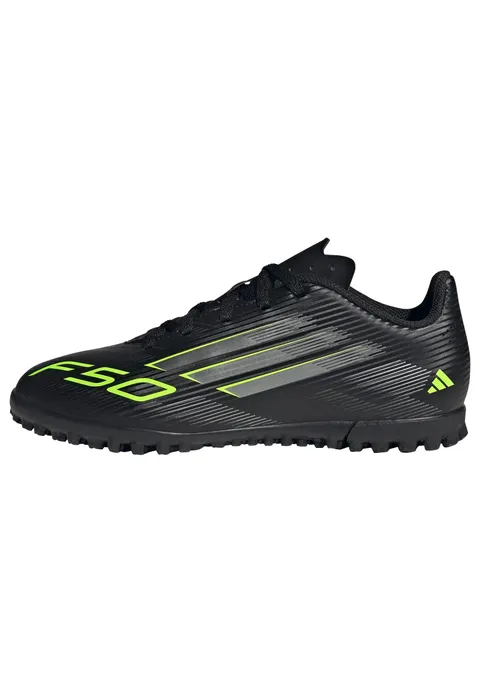 Adidas Unisex - Bambini e Ragazzi F50 Club Turf Football Boots Kids, Core Black/Iron