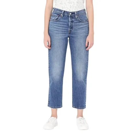 Levi's 501 Crop, Jeans Donna, Erin Can't Wait Stre, 24W / 28L