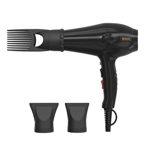 WAHL PowerPik 5000 Hairdryer, Asciugacapelli per capelli afro, con beccuccio, capelli