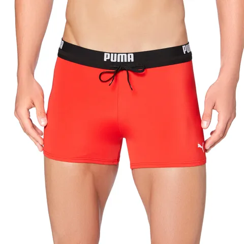 PUMA Trunk, Costumi da bagno Uomo, Rosso, L