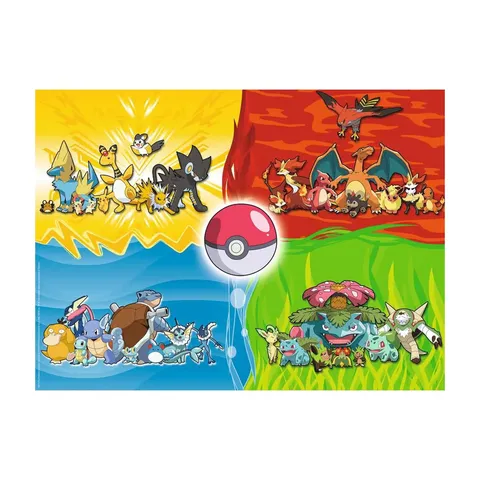 Ravensburger - Puzzle Pokémon, 150 Pezzi XXL - Puzzle Bambini 7 Anni, Collezione Pokémon