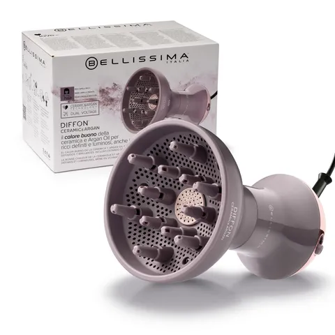 Bellissima Imetec Diffon Ceramic & Argan - Diffusore capelli ricci