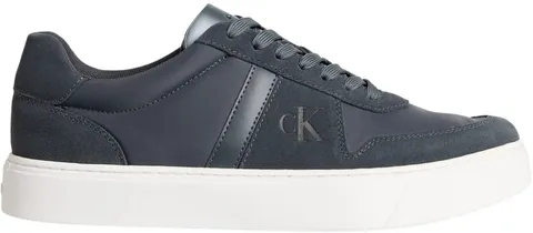 Calvin Klein Coppe Classiche da Uomo Lace Mix EMB Tongue YM0YM01395 Low Top, Grigio