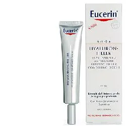 Eucerin Hyaluron-Filler Contorno Occhi SPF15 15 ml, Crema contorno occhi antirughe e