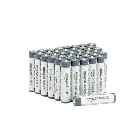 Amazon Basics, 40 batterie alcaline industriali AAA, 1,5 Volt, durata 5 anni