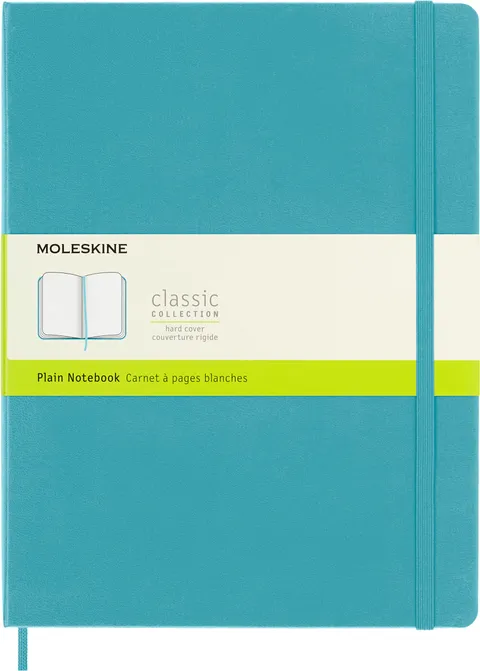 Moleskine Classic Notebook, Taccuino con Pagine Bianche, Copertina Rigida e Chiusura