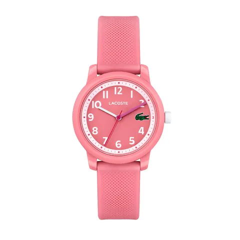 Lacoste Orologio 12.12 Kids Quarzo, Cinturino Silicone Rosa