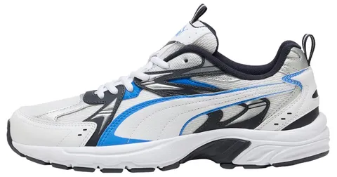 Puma Milenio Tech - Sneaker Unisex, Colore: Bianco/Blu Corse - New Navy, Taglia 37, Puma