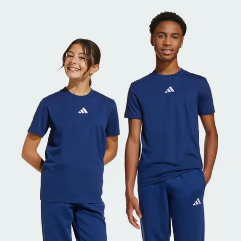 adidas Essentials T-Shirt, T-shirt Unisex - Bambini, dark blue/white