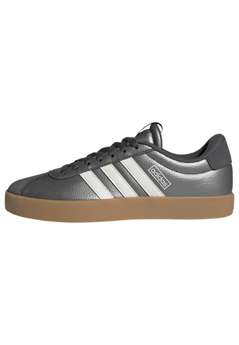 adidas Donna VL Court 3.0 Shoes, Iron Met./Core White/Grey Five, 39 1/3 EU