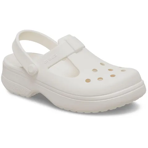 Crocs Classic Mary Jane Clog T, Zoccoli Unisex - Bambini e Ragazzi, Gesso, 22/23 EU