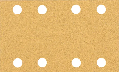 Bosch Professional 10x Carte abrasive Expert C470 con 8 fori (per Legno duro, Vernice su