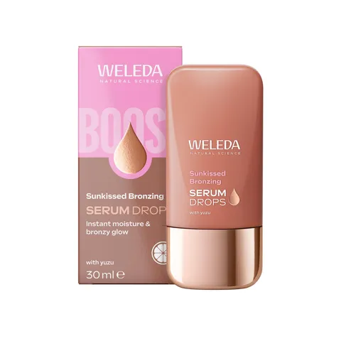 Weleda Siero Bronzing Booster Drops, nutre intensamente la pelle e le dona un aspetto