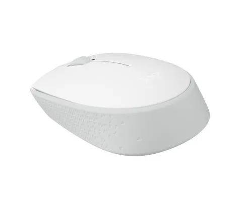 Logitech M171 Mouse Wireless per PC, Mac, Laptop, 2,4 GHz con Mini Ricevitore USB, Tracciamento Ottico, Durata della Batteria di 12 mesi, Ambidestro - Bianco