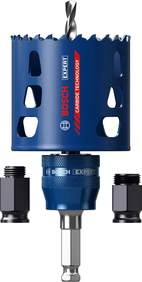 Bosch 3x Starter Set di seghe a tazza Expert Multi Material PC Plus (per Legno con