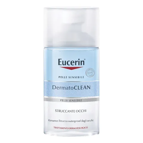 Eucerin DermatoCLEAN Struccante Occhi 125 ml, Struccante occhi waterproof per il make-up