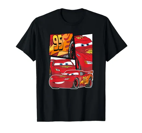 Pixar Cars Lightning McQueen Grid Maglietta