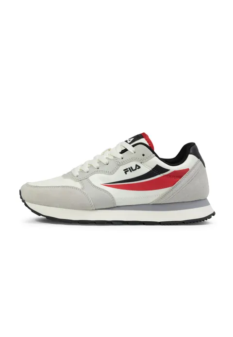 Fila Sneaker da Uomo Hypert, Marshmallow Black Fila Red, 44 EU