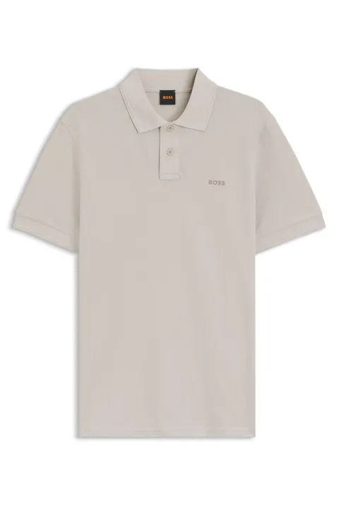 Boss Polo da Uomo, Open Grey 070, L