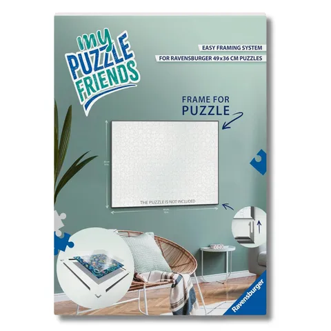 Ravensburger - Cornice per Puzzle 500 Pezzi 49x36cm, Accessorio Adulti, Facile da