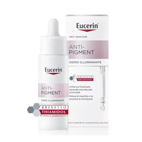 Eucerin Anti-Pigment Siero Viso Illuminante 30 ml, Siero antimacchia viso per un