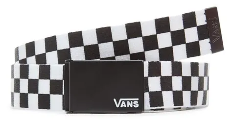 Vans Deppster II Web Belt Cintura, Nero (Black/White), Taglia Unica Uomo