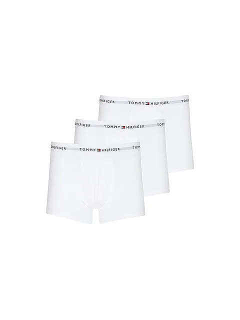 Tommy Hilfiger 3P Boxer da Uomo White/White/White M