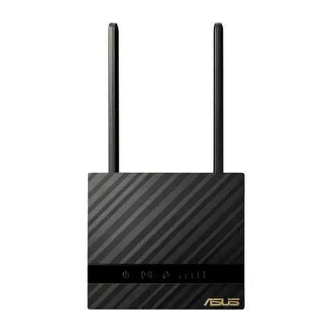 ASUS 4G-N16, Modem Router LTE, Velocità Internet Fino a 150Mbps, Connessione WiFi Ultraveloce, 3G e 4G, Porta Ethernet, configurazione semplice, compatibile con le sim di tutti gli operatori, Nero