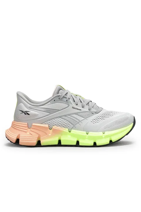 Reebok Scarpe da Ginnastica da Donna, Floatzig 2, Grigio/Lime Digitale, 41 EU