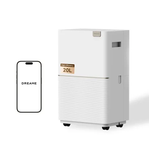 Dreame DD20 Deumidificatore con Deumidificazione da 20L, Antibatterico al Plasma