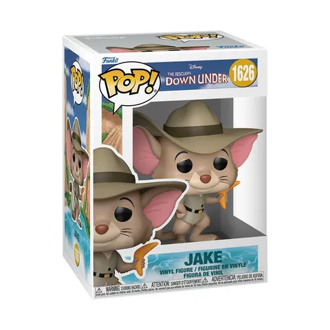 Funko Pop! Disney: Rescuers Down Under Jake - Figura in Vinile da Collezione - Idea