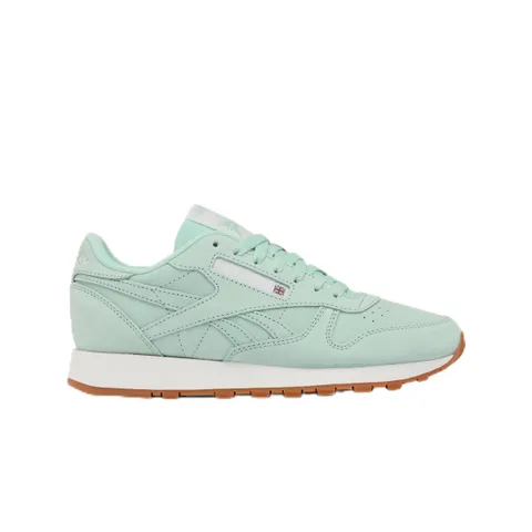 Reebok Scarpe da ginnastica classiche da donna, in pelle, Tranquilteal/Chalk/Gum, 40,5 EU