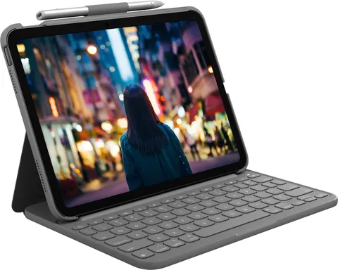 Logitech Slim Folio Custodia iPad con Tastiera