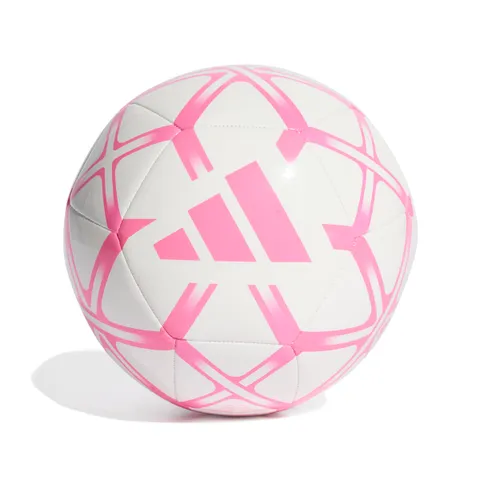 adidas Unisex - Adulto Starlancer Club Ball Recreation Ball, white/solar pink, 4