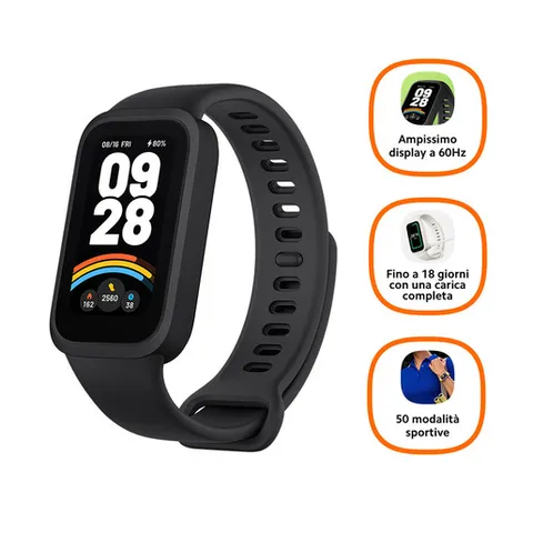 Xiaomi Smart Band 9 Active 1,47" TFT Nero