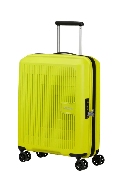 American Tourister Aerostep - Spinner S, Bagaglio a Mano Espandibile, 55 cm, 36/40 L