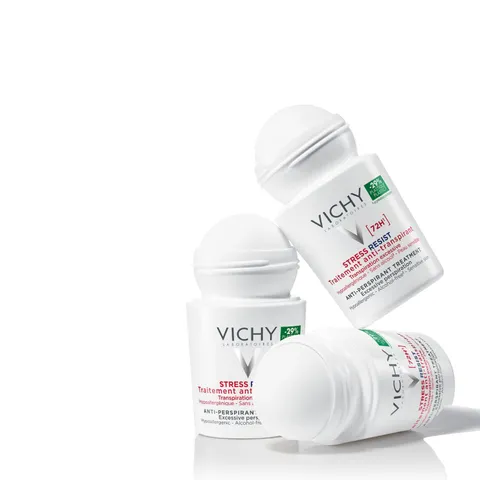 Vichy Dermo-Tolerance Deodorante Roll-On Antitraspirante, Per Tutti i Tipi di Pelle